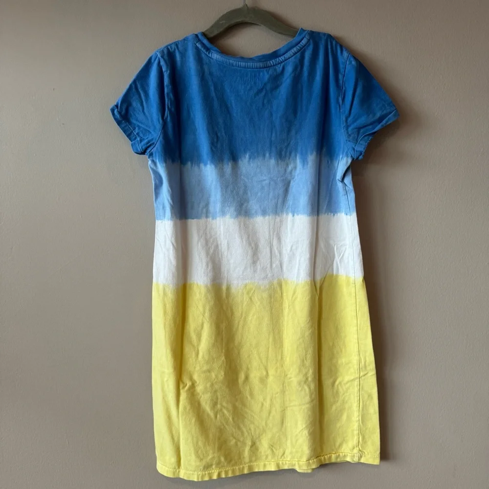 Polo Ralph Lauren Girls Tie Dye Color Block 100% Cotton Shirt Size‎ 8-10